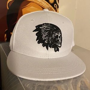 Tribal Indian Skull SnapBack hat - Indian Warrior